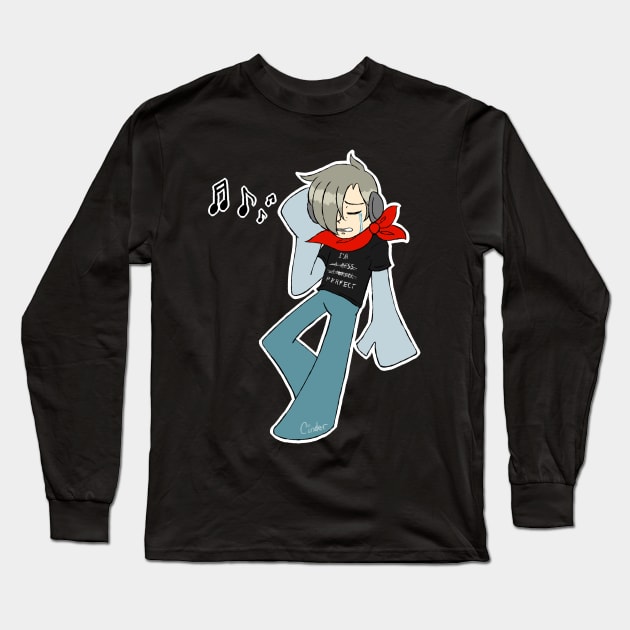 Motion City Soundtrack Ataru Long Sleeve T-Shirt by IngoPotato